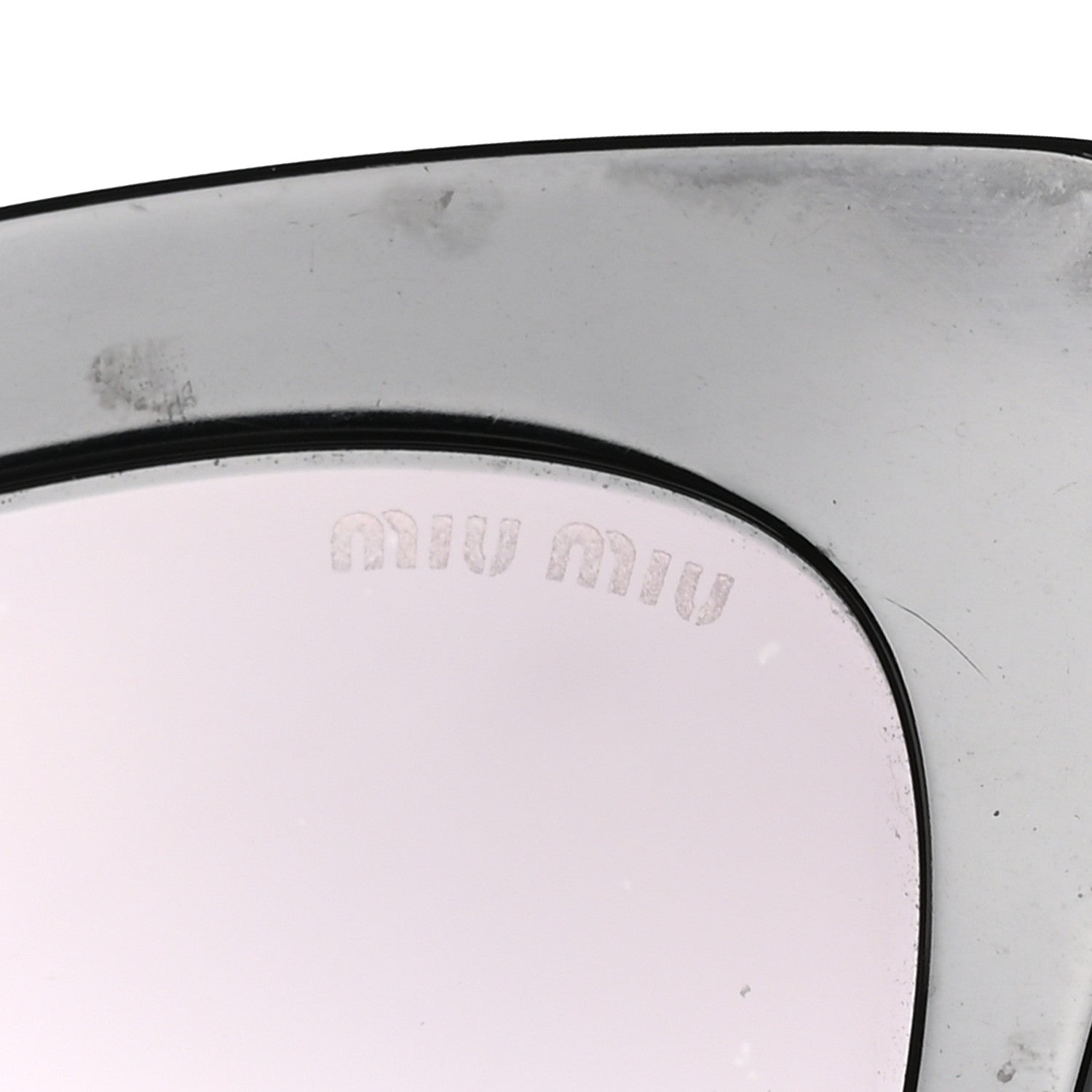 Miu Miu Square Sunglasses — Black SMU01Y