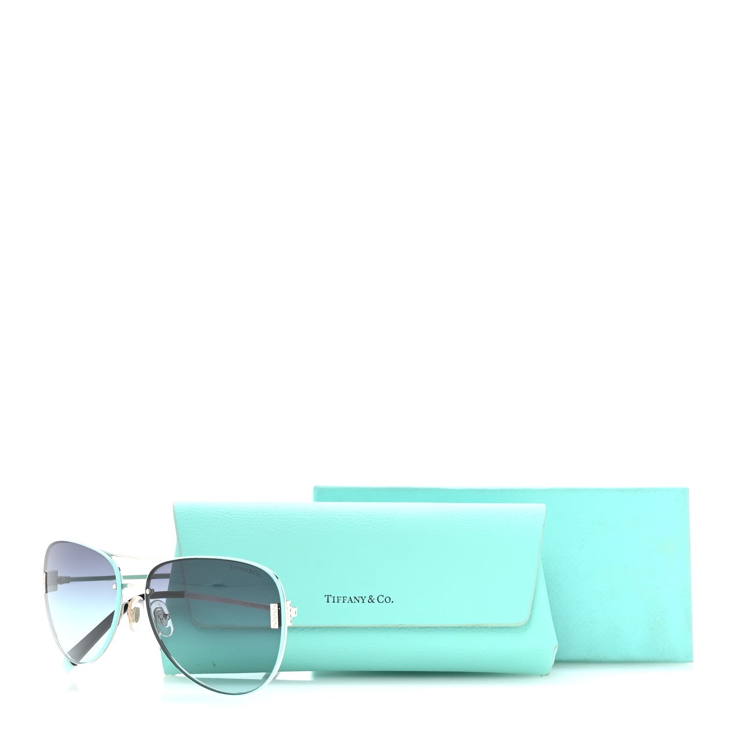 Tiffany Aviator Sunglasses — Blue TF 3066