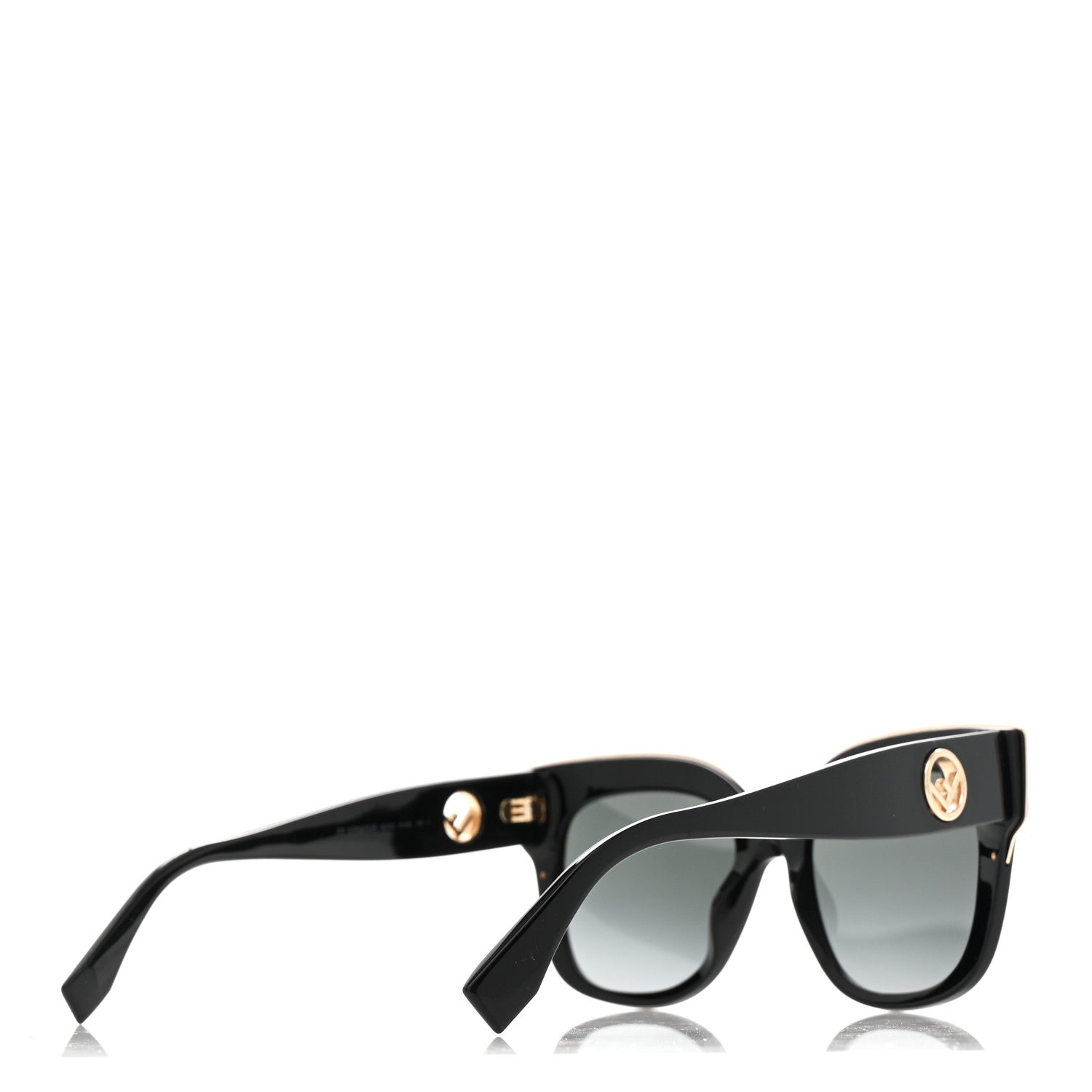 Fendi Square Sunglasses — Black