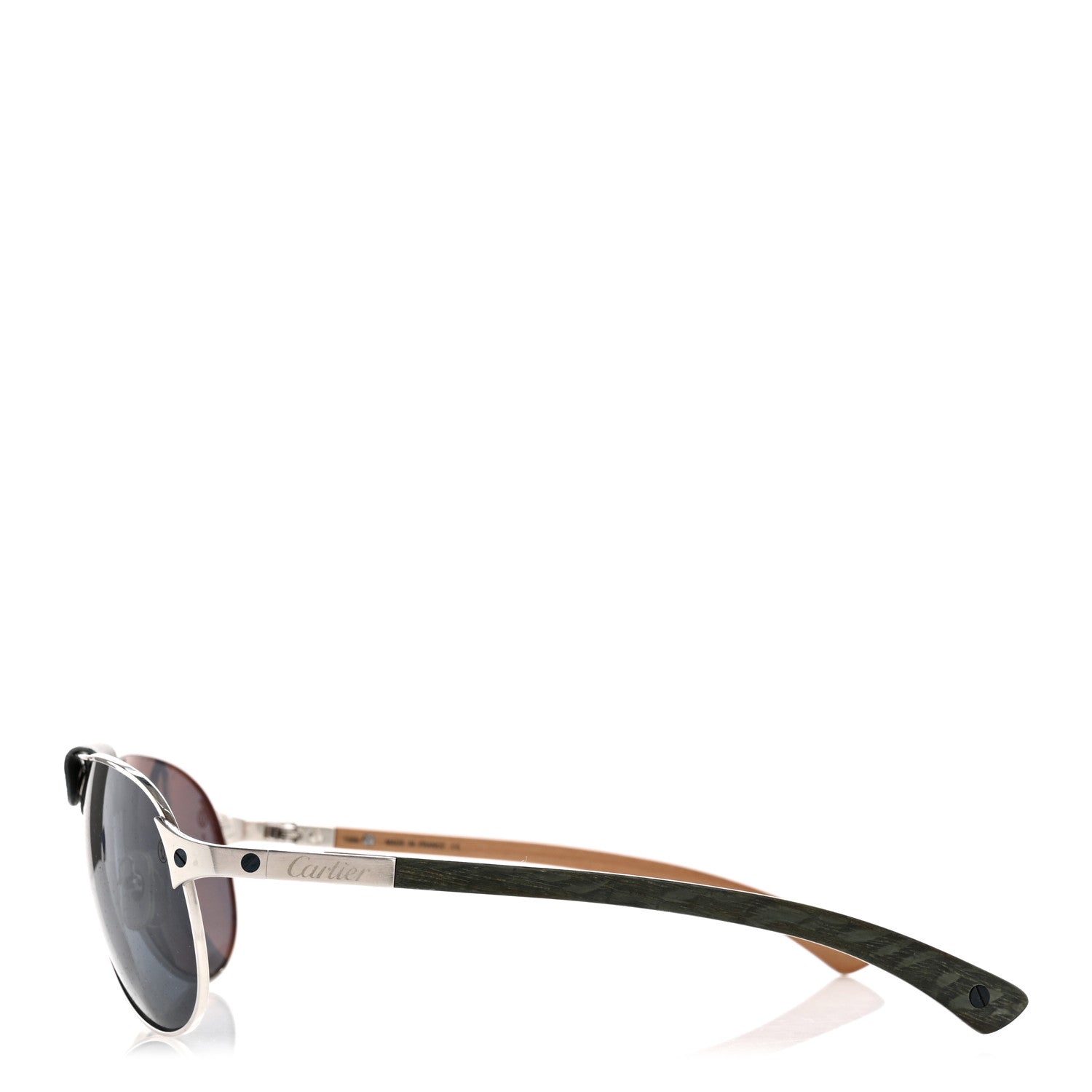 Cartier Aviator Sunglasses — Silver