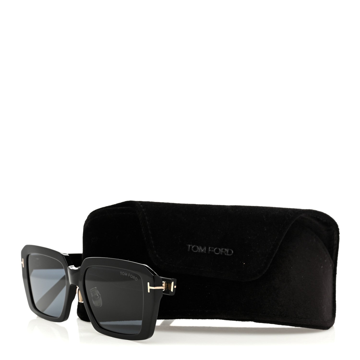 Tom Ford Square Sunglasses — Black TF1164-K