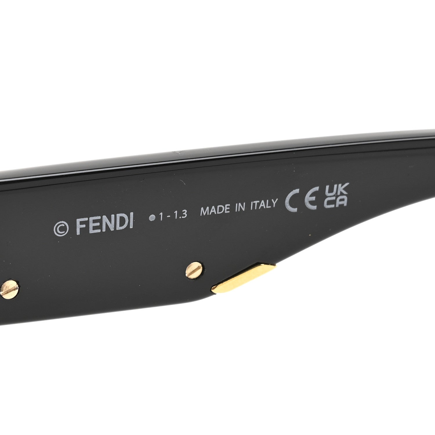 Fendi Cat-Eye Sunglasses — Black