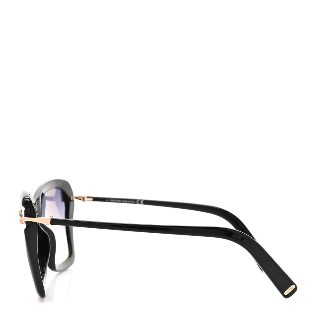 Tom Ford Cat-Eye Sunglasses — Black TF849