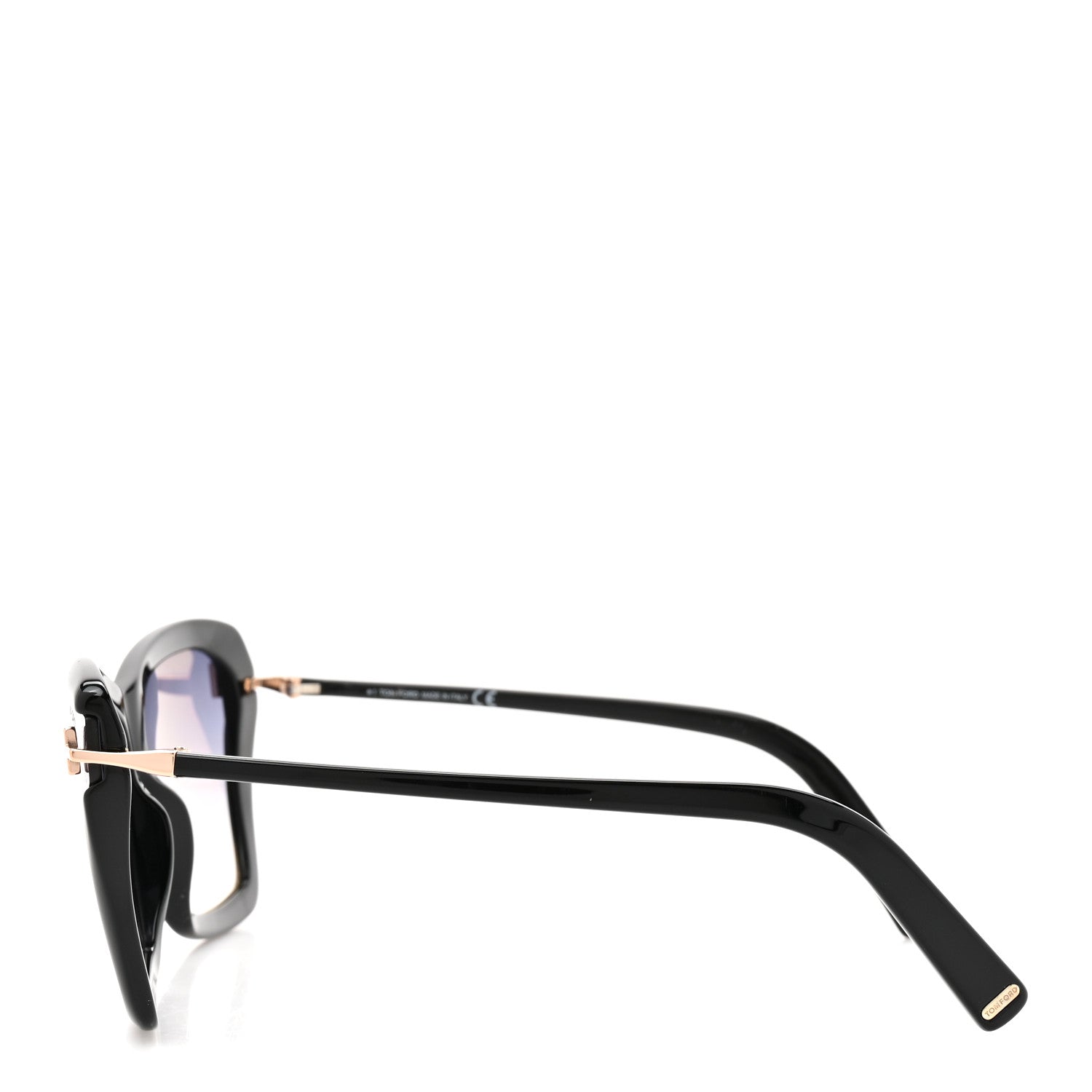 Tom Ford Cat-Eye Sunglasses — Black TF849