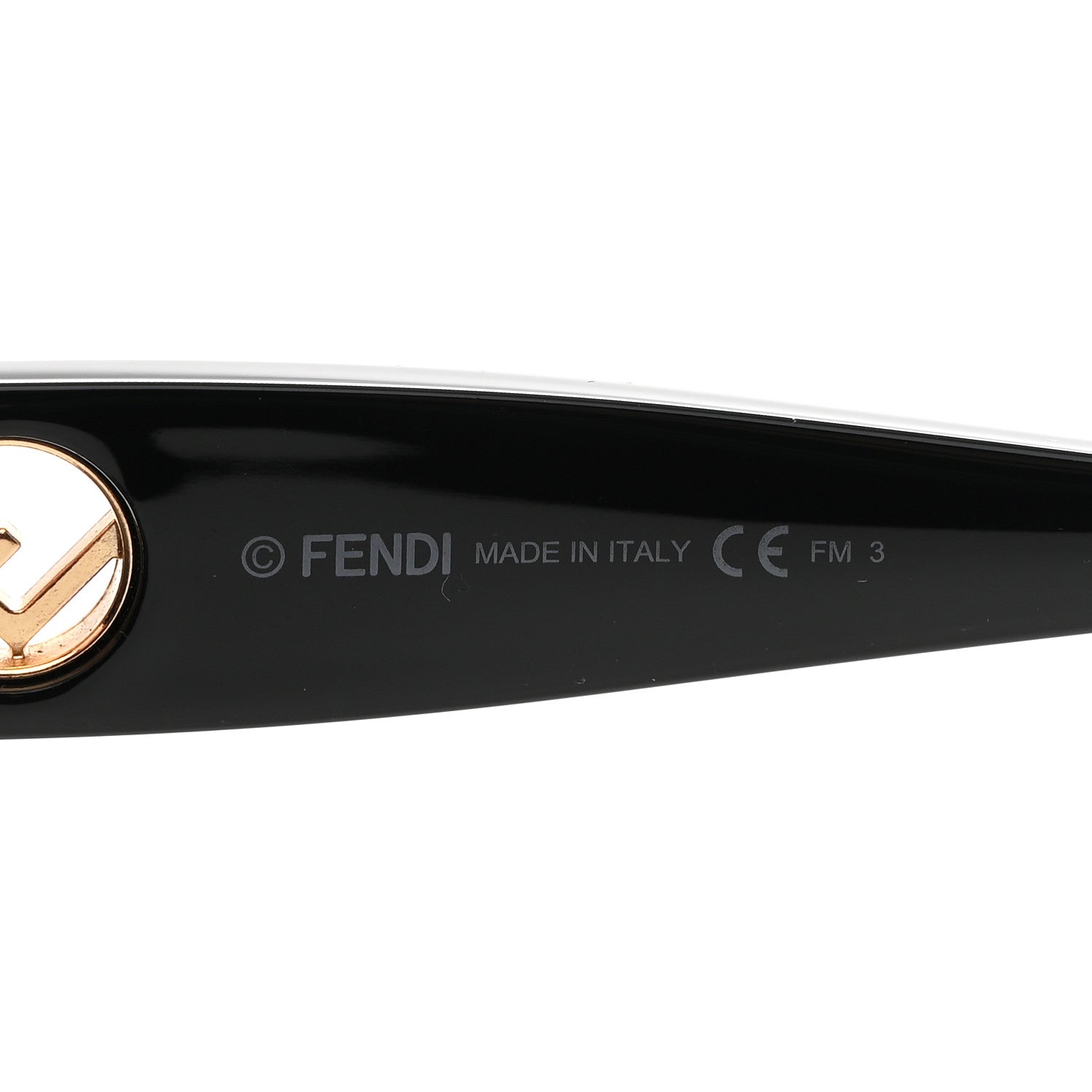 Fendi Square Sunglasses — Black