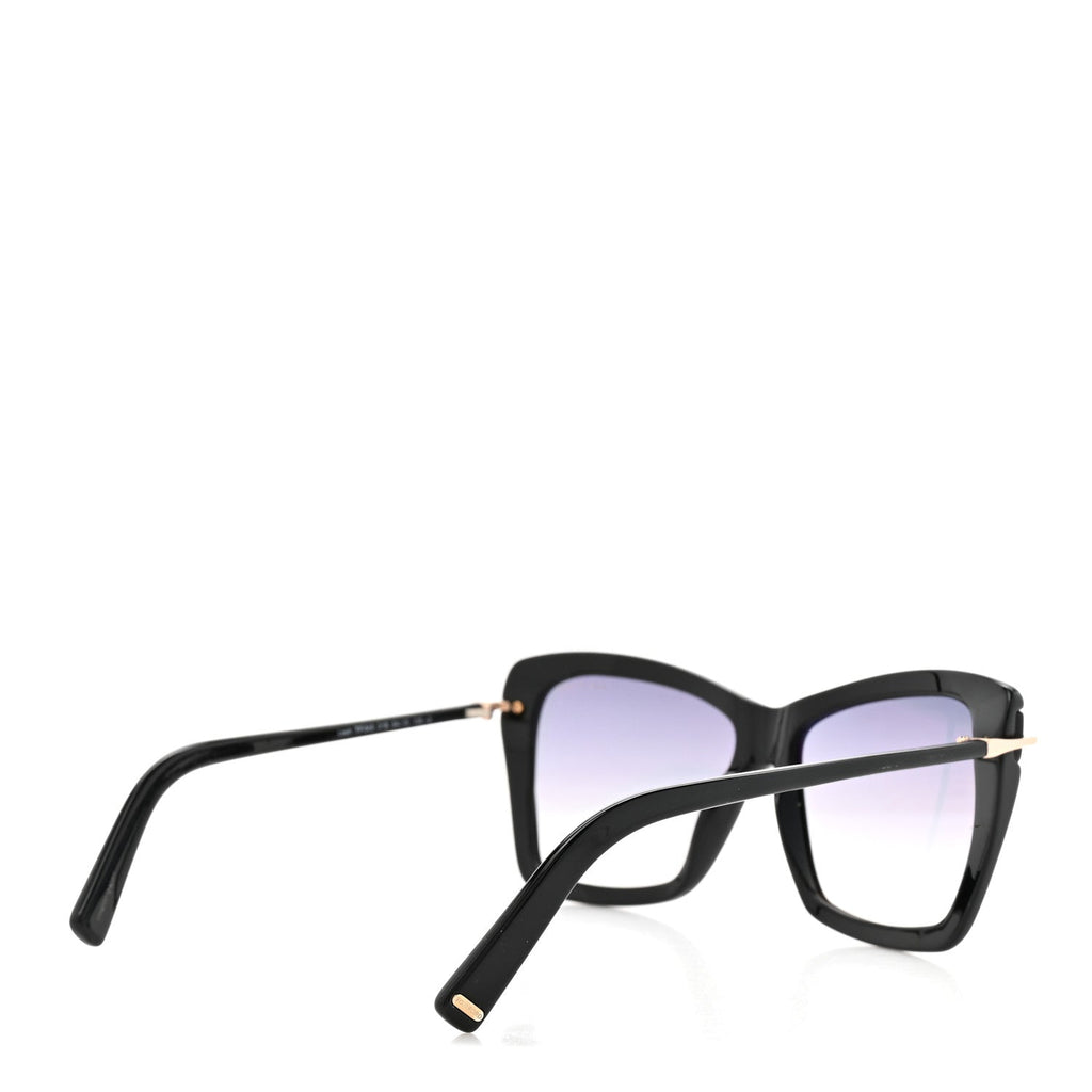 Tom Ford Cat-Eye Sunglasses — Black TF849