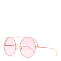 Fendi Round Sunglasses — Pink