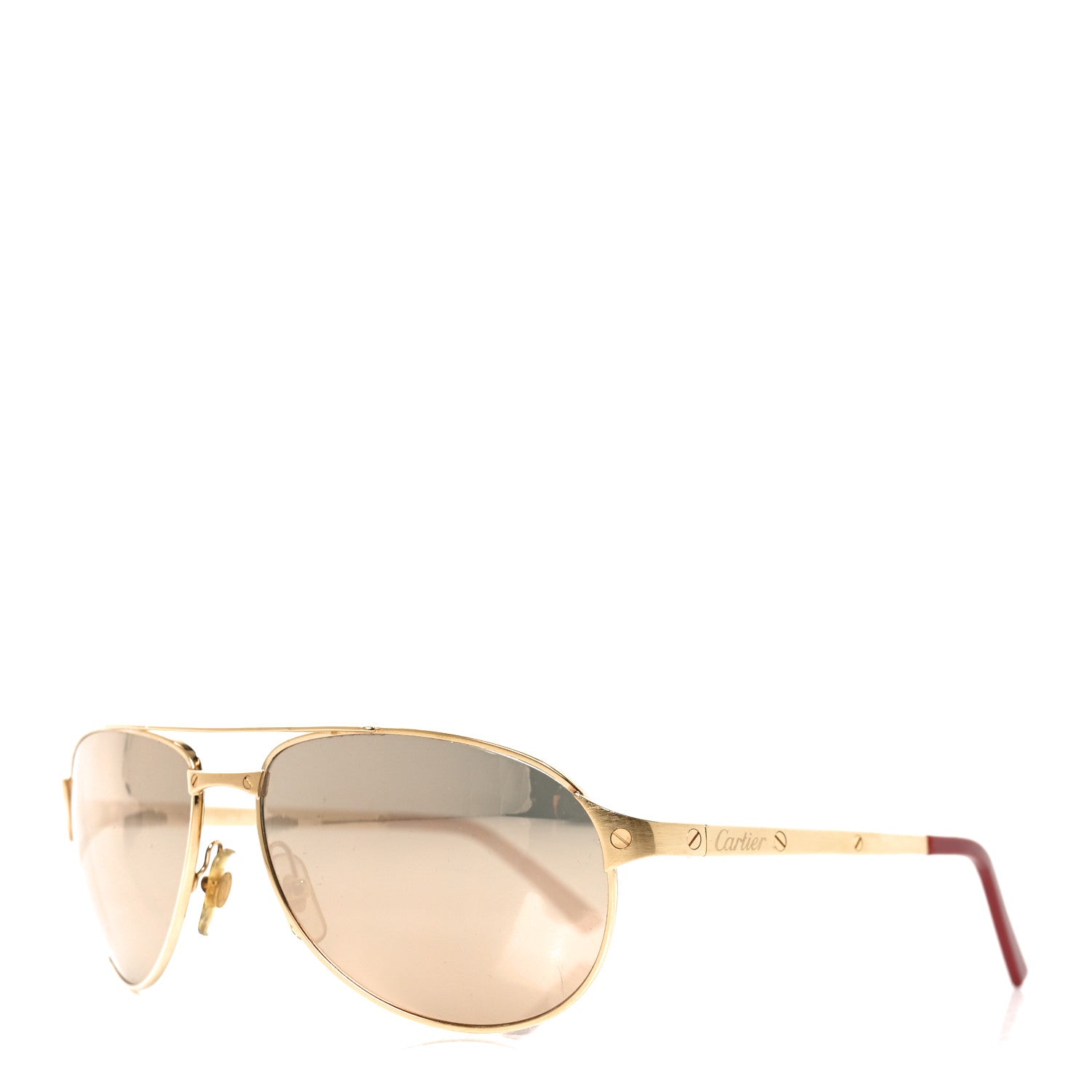 Cartier Aviator Sunglasses — Gold