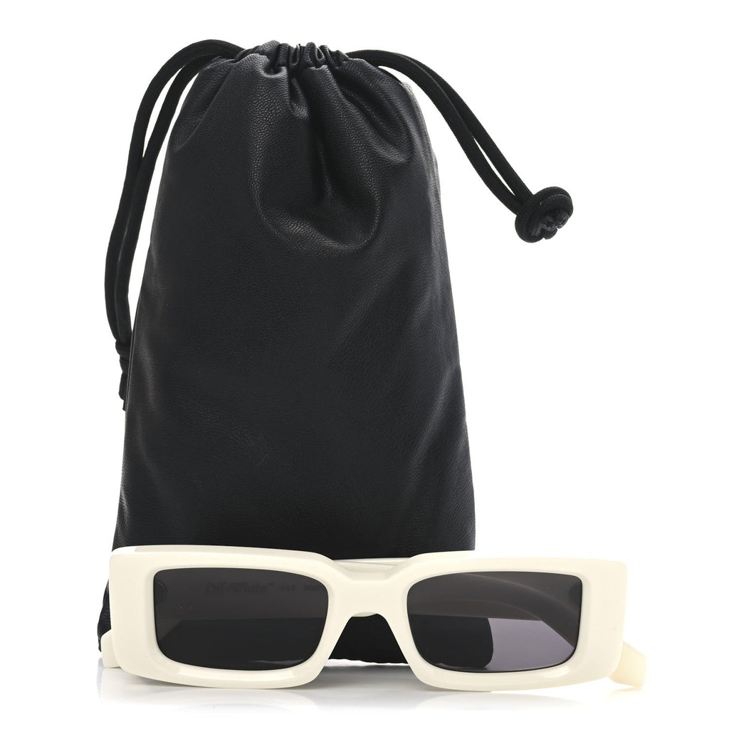 Off-White Square Sunglasses — White