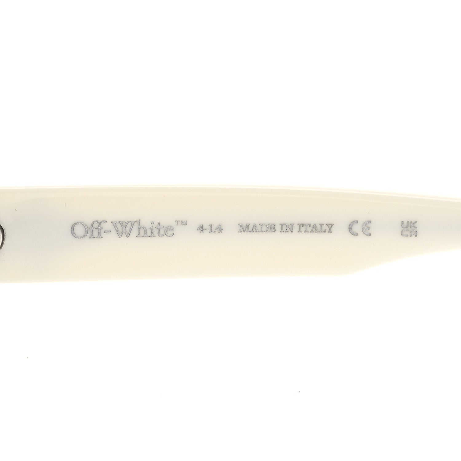 Off-White Square Sunglasses — White