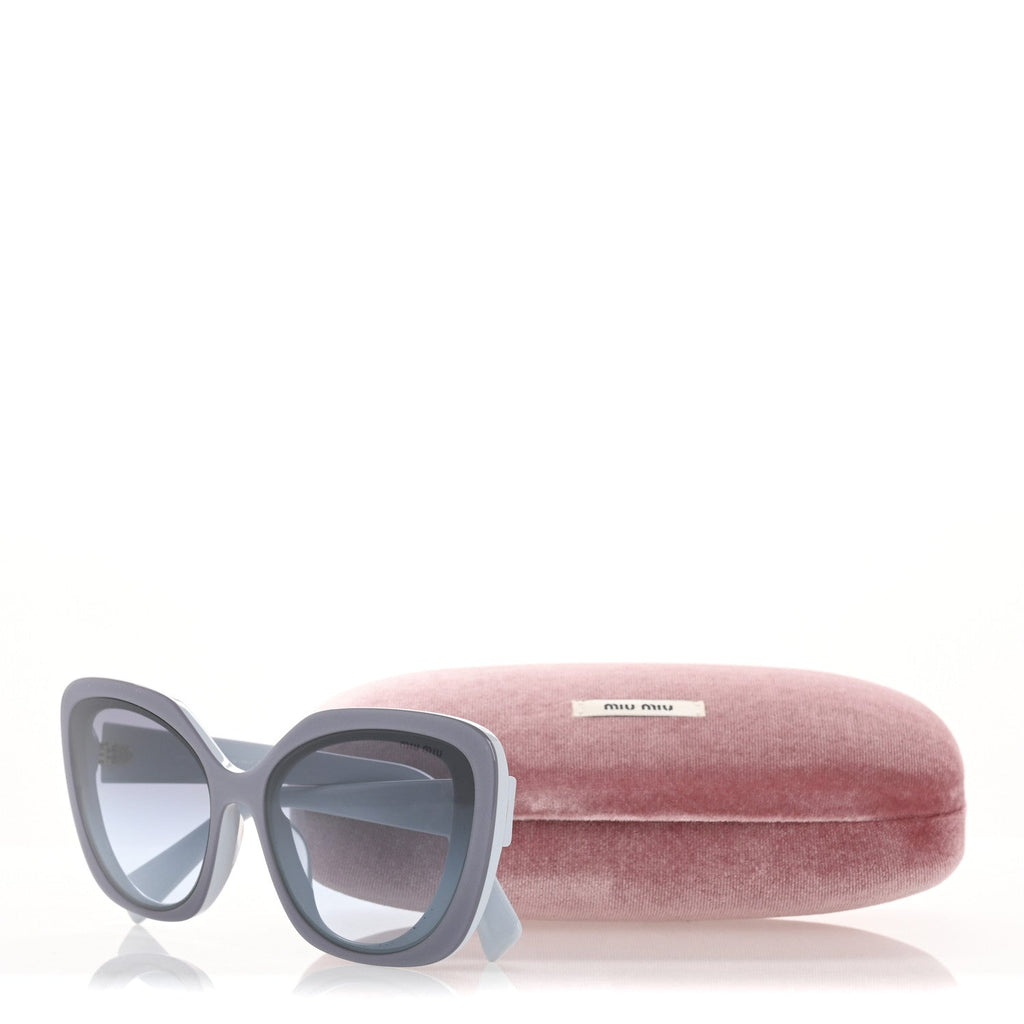 Miu Miu Cat-Eye Sunglasses — Blue SMU06X