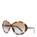 Tom Ford Oversized Sunglasses — Tortoise TF1070