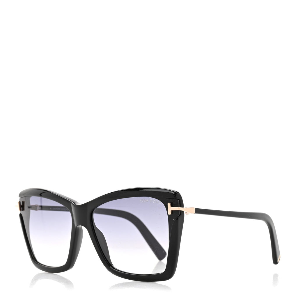 Tom Ford Cat-Eye Sunglasses — Black TF849