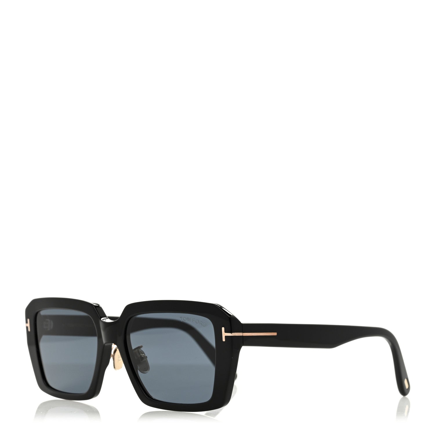 Tom Ford Square Sunglasses — Black TF1164-K