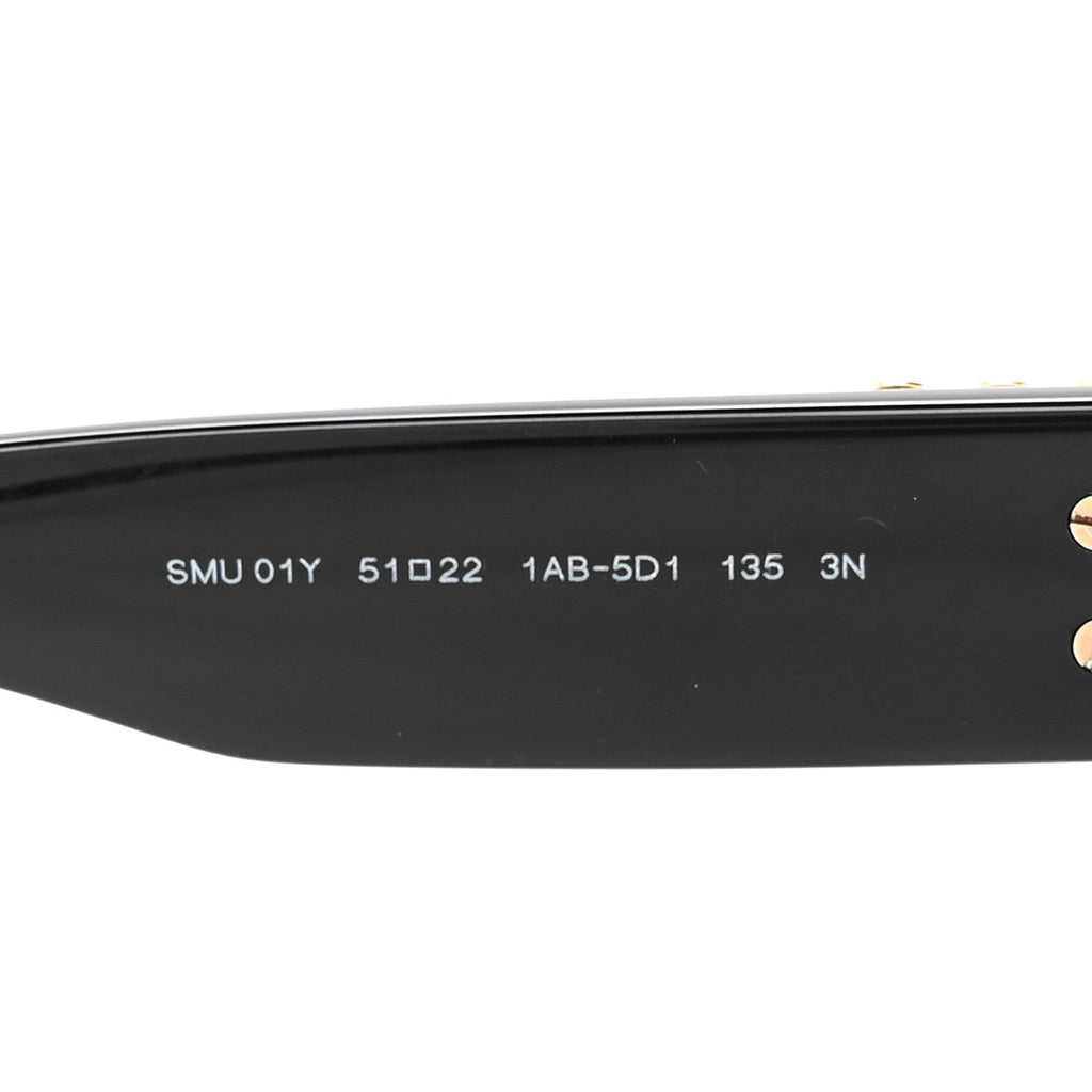 Miu Miu Square Sunglasses — Black SMU01Y