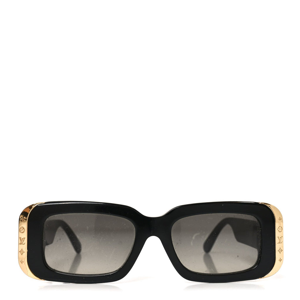 Louis Vuitton Square Sunglasses — Black Z1653E