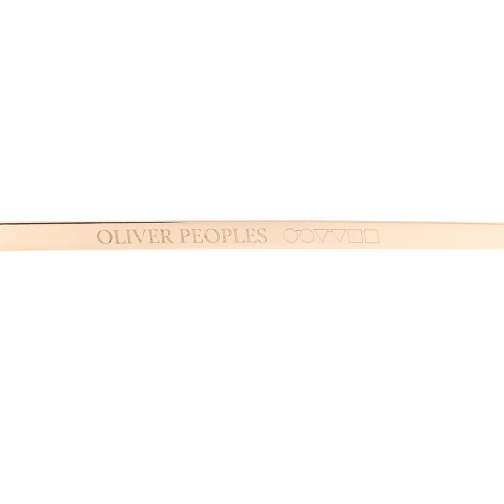 Oliver Peoples Round Sunglasses — Black OV5349S