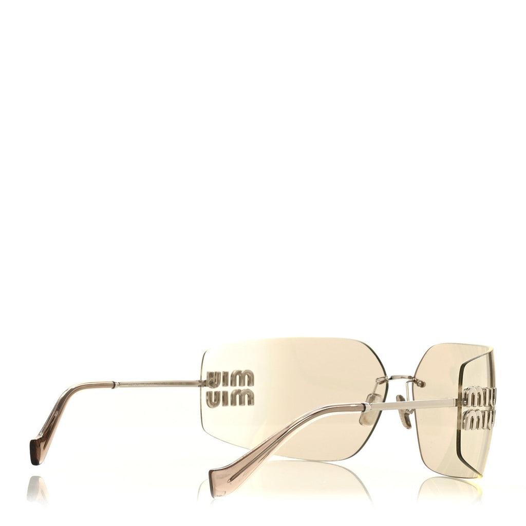 Miu Miu Square Sunglasses — Silver SMU54Y