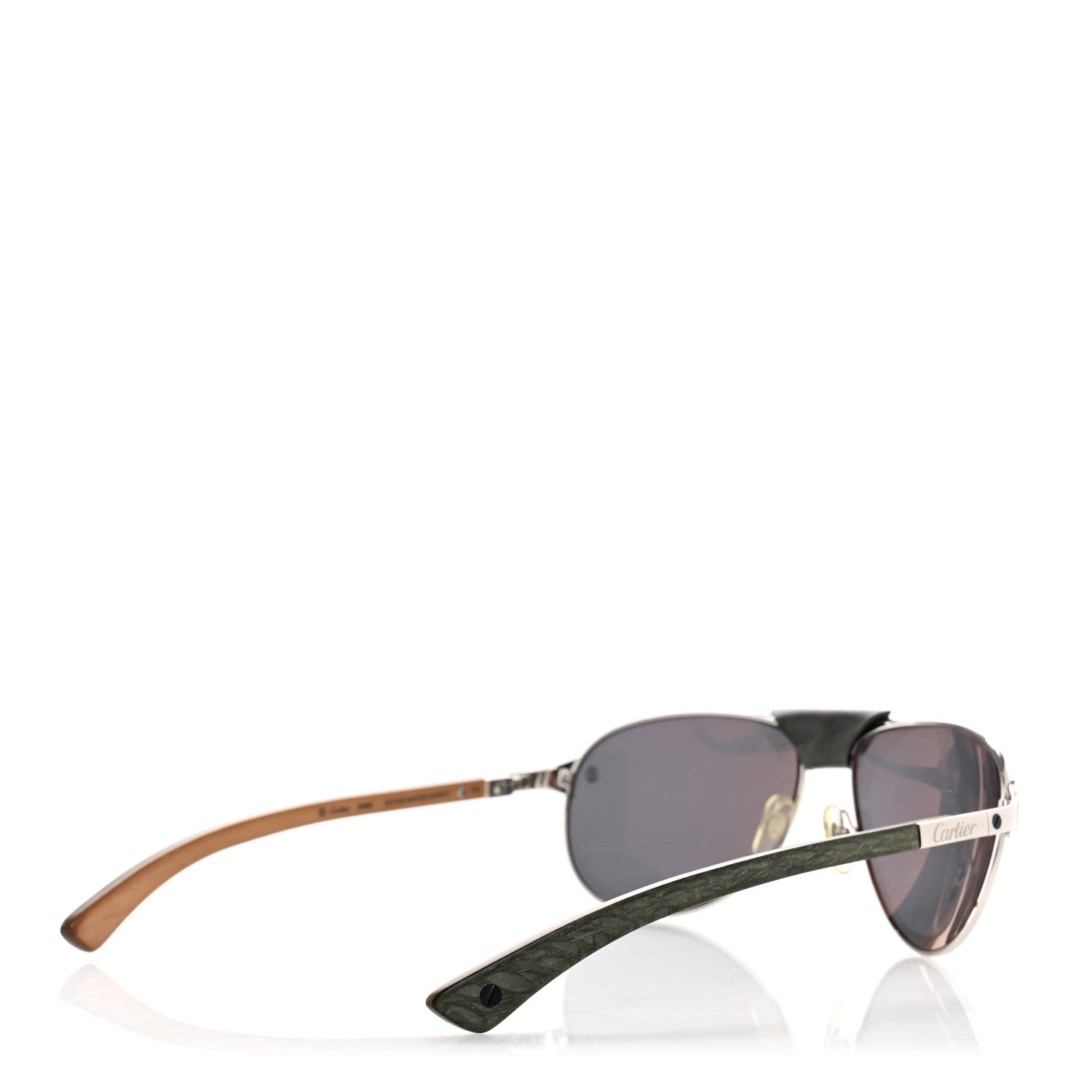 Cartier Aviator Sunglasses — Silver