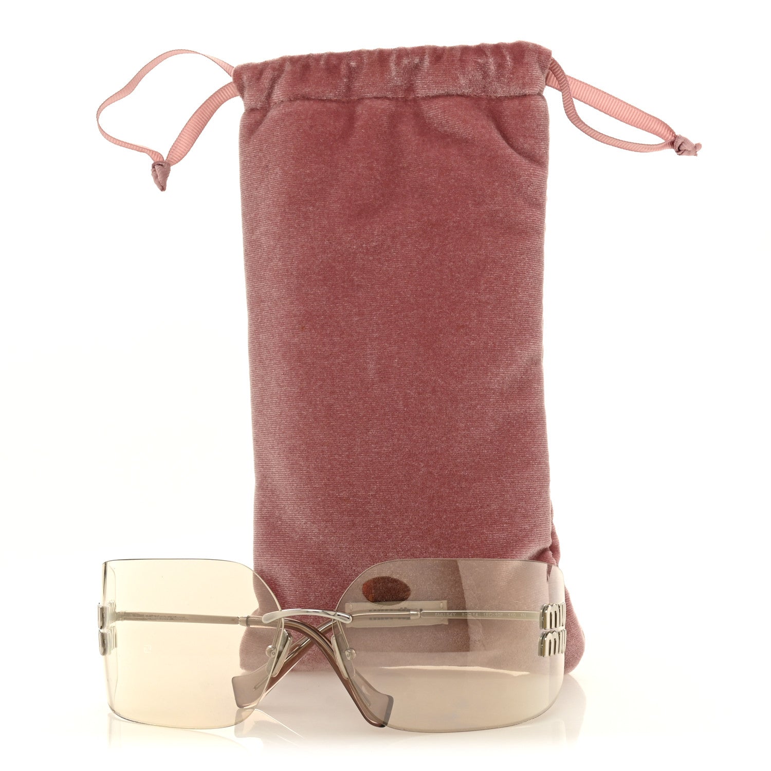 Miu Miu Square Sunglasses — Silver SMU54Y