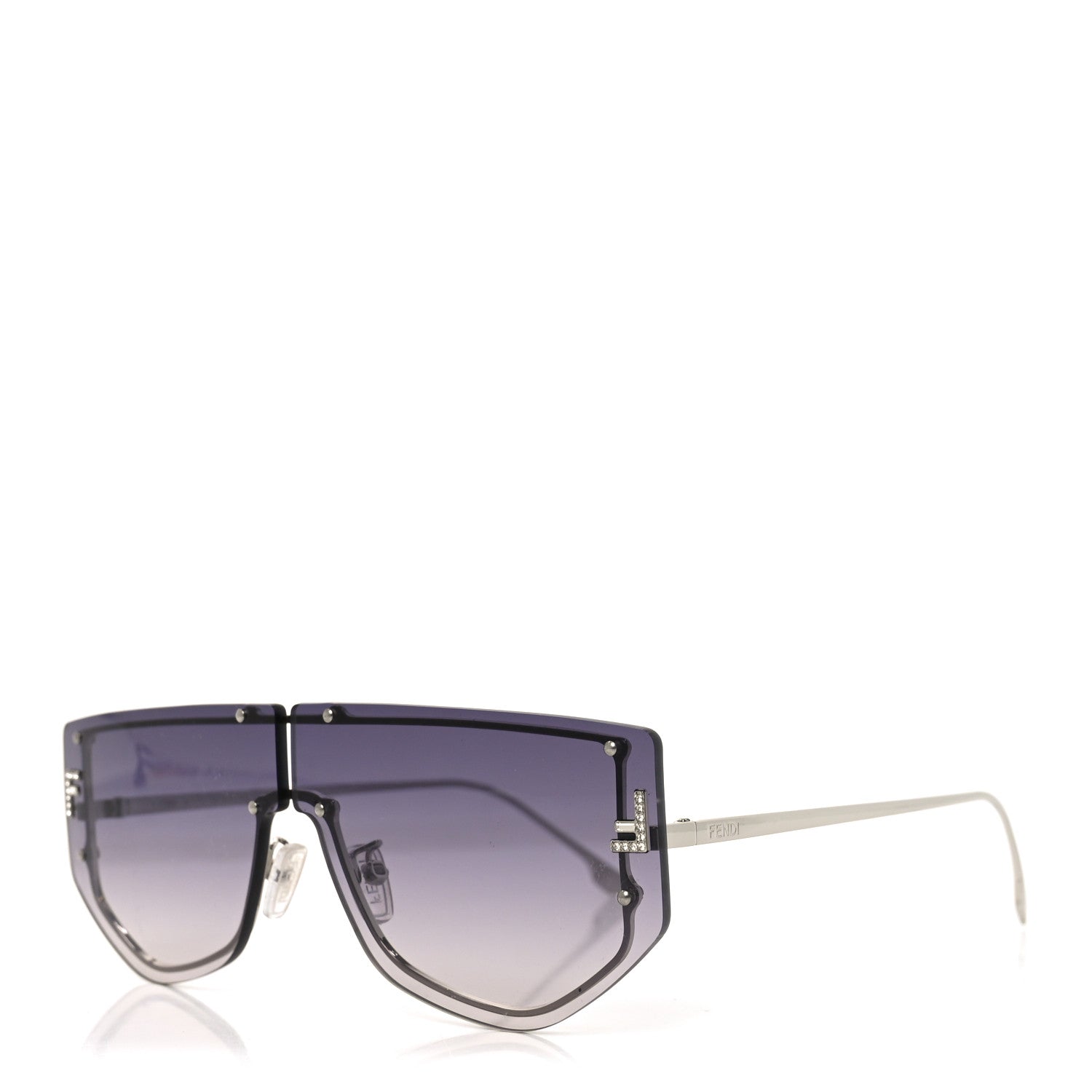 Fendi Square Sunglasses — Black