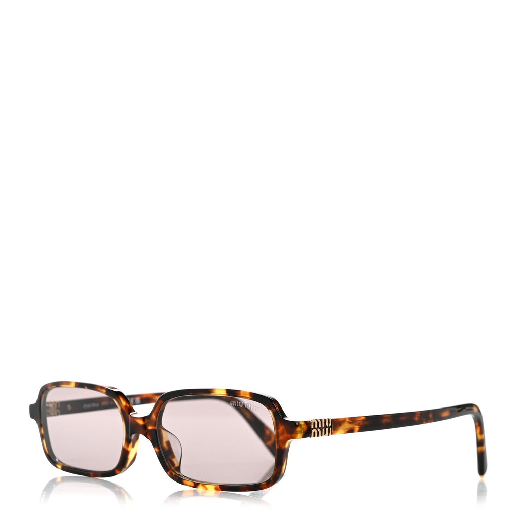 Miu Miu Rectangle Sunglasses — Beige SMU11Z