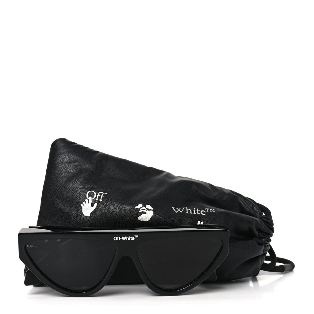 Off-White Cat-Eye Sunglasses — Black