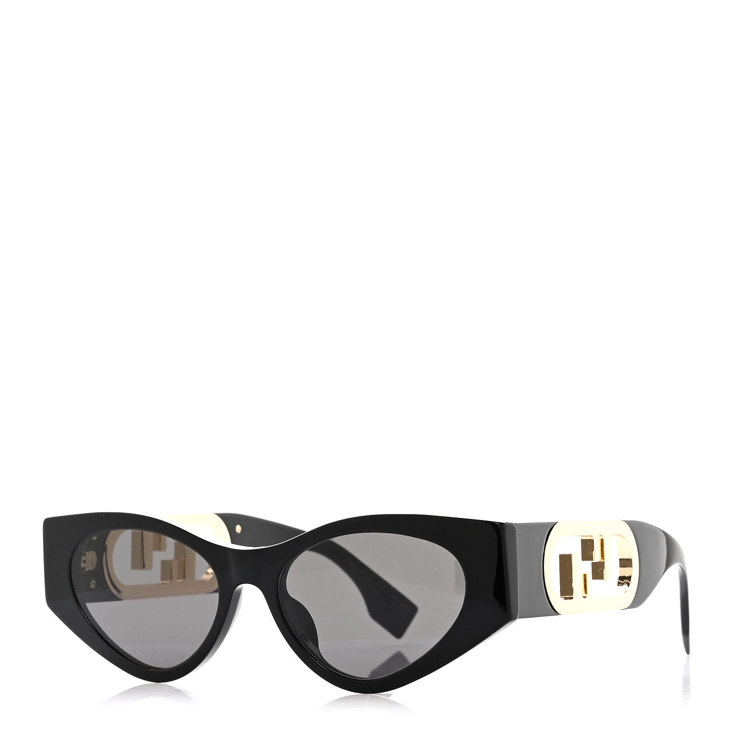 Fendi Cat-Eye Sunglasses — Black
