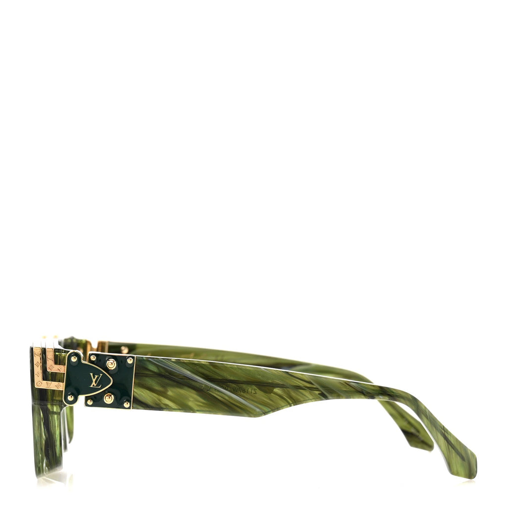 Louis Vuitton Square Sunglasses — Green Z1167E