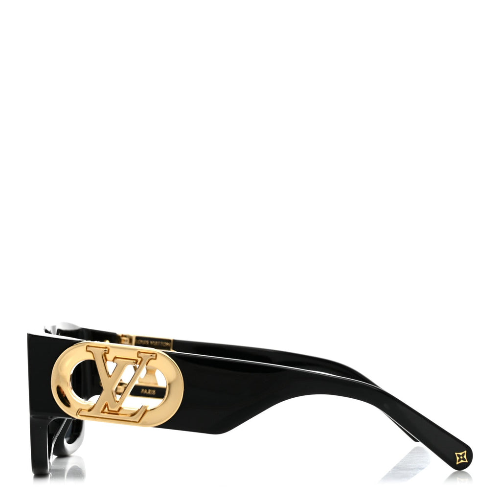 Louis Vuitton Square Sunglasses — Black Z1478E