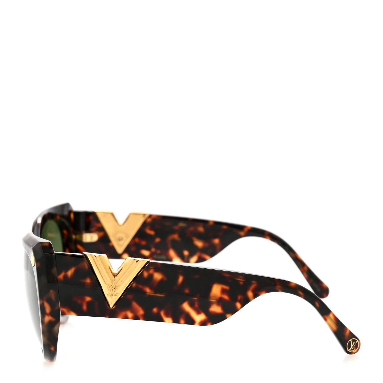 Louis Vuitton Round Sunglasses — Tortoise Z0904W