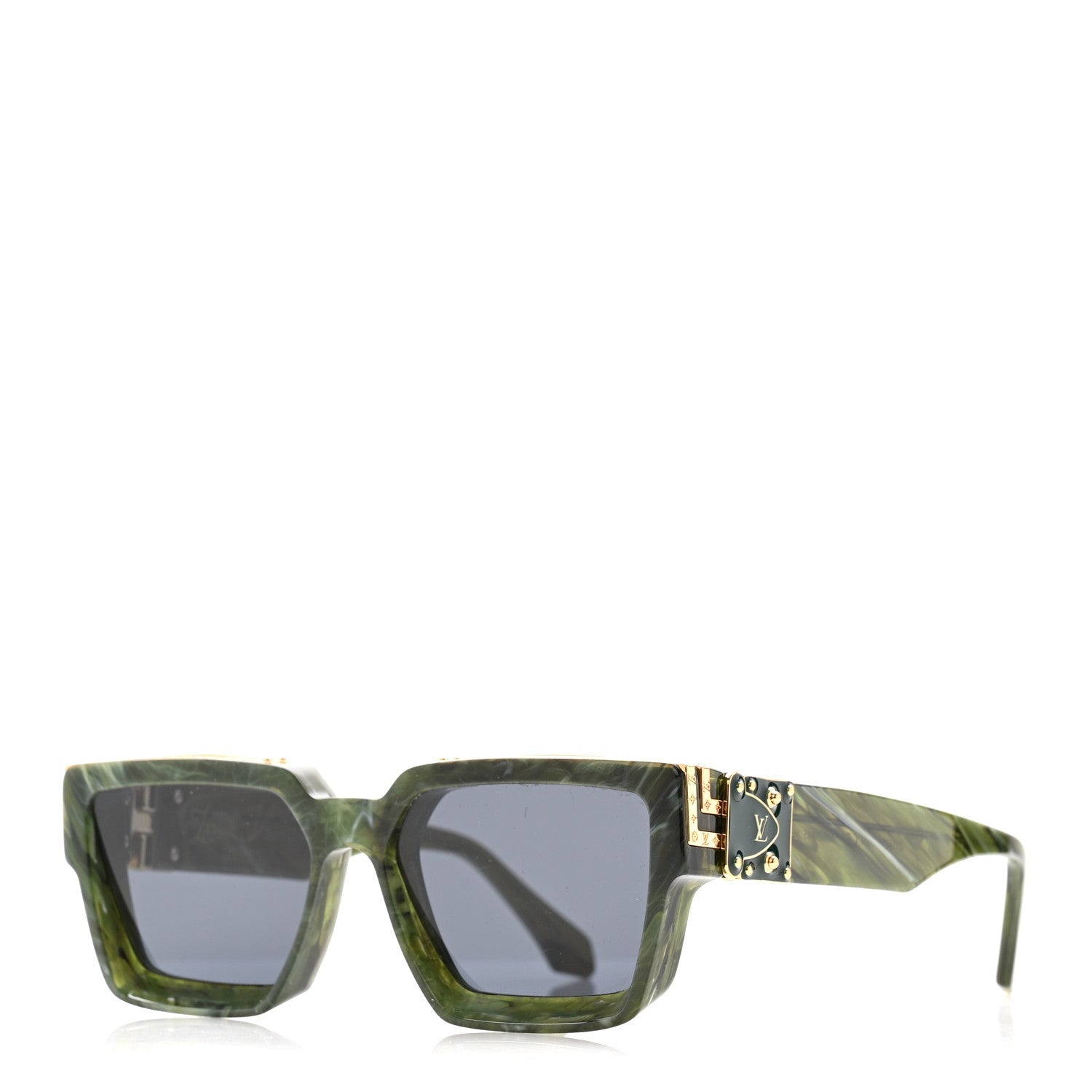 Louis Vuitton Square Sunglasses — Green Z1167E