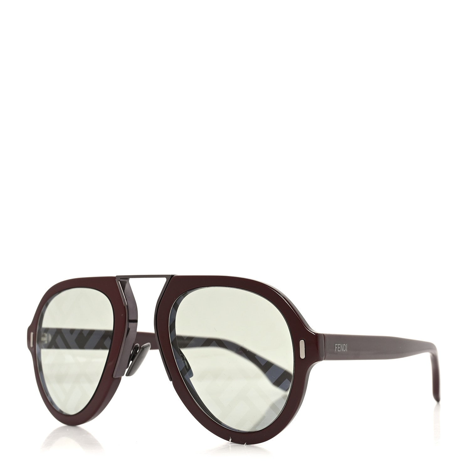 Fendi Aviator Sunglasses — Brown