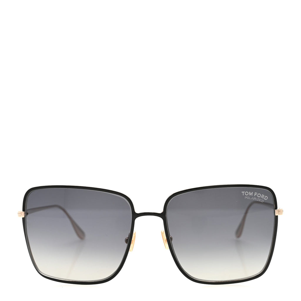 Tom Ford Square Sunglasses — Black TF739