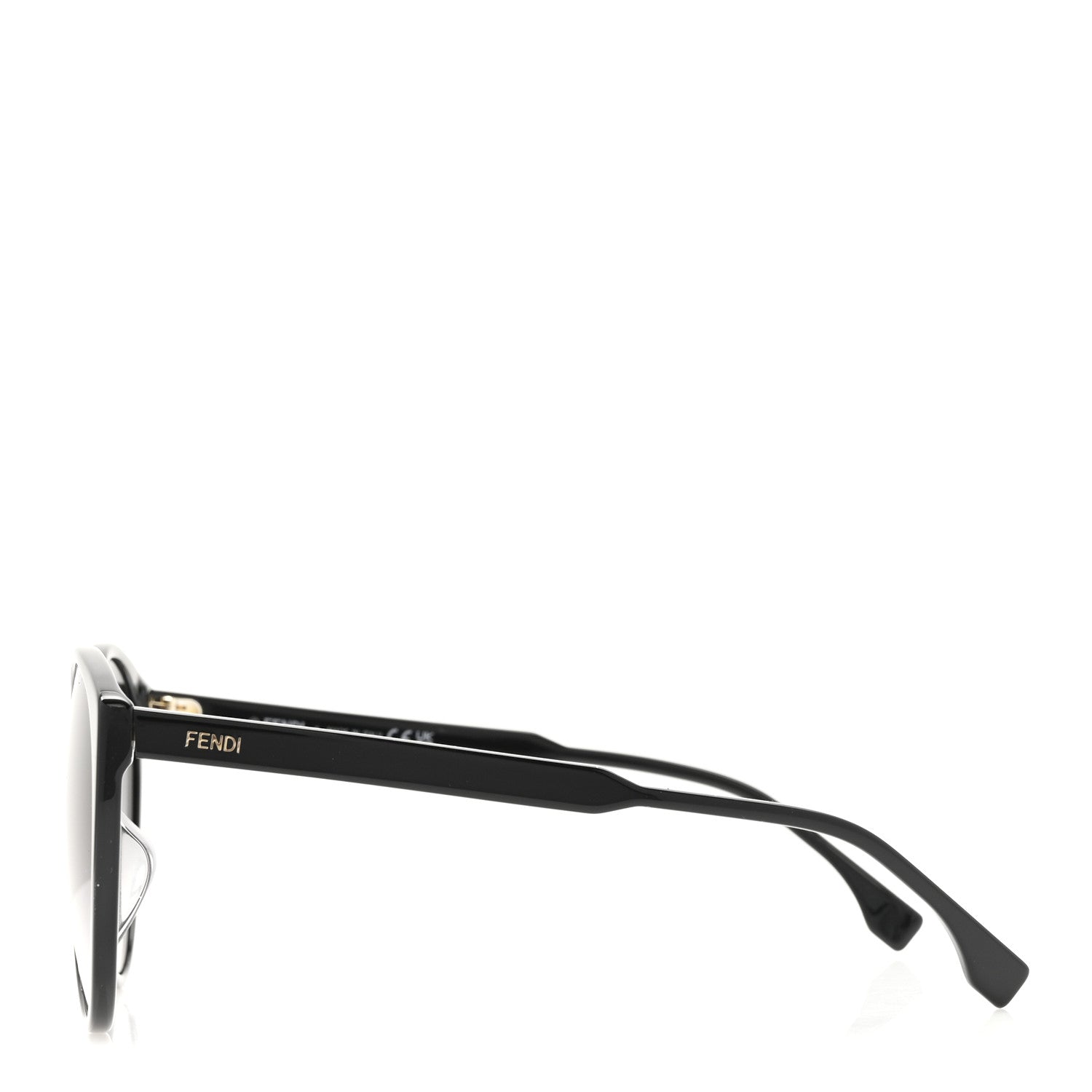 Fendi Cat-Eye Sunglasses — Black