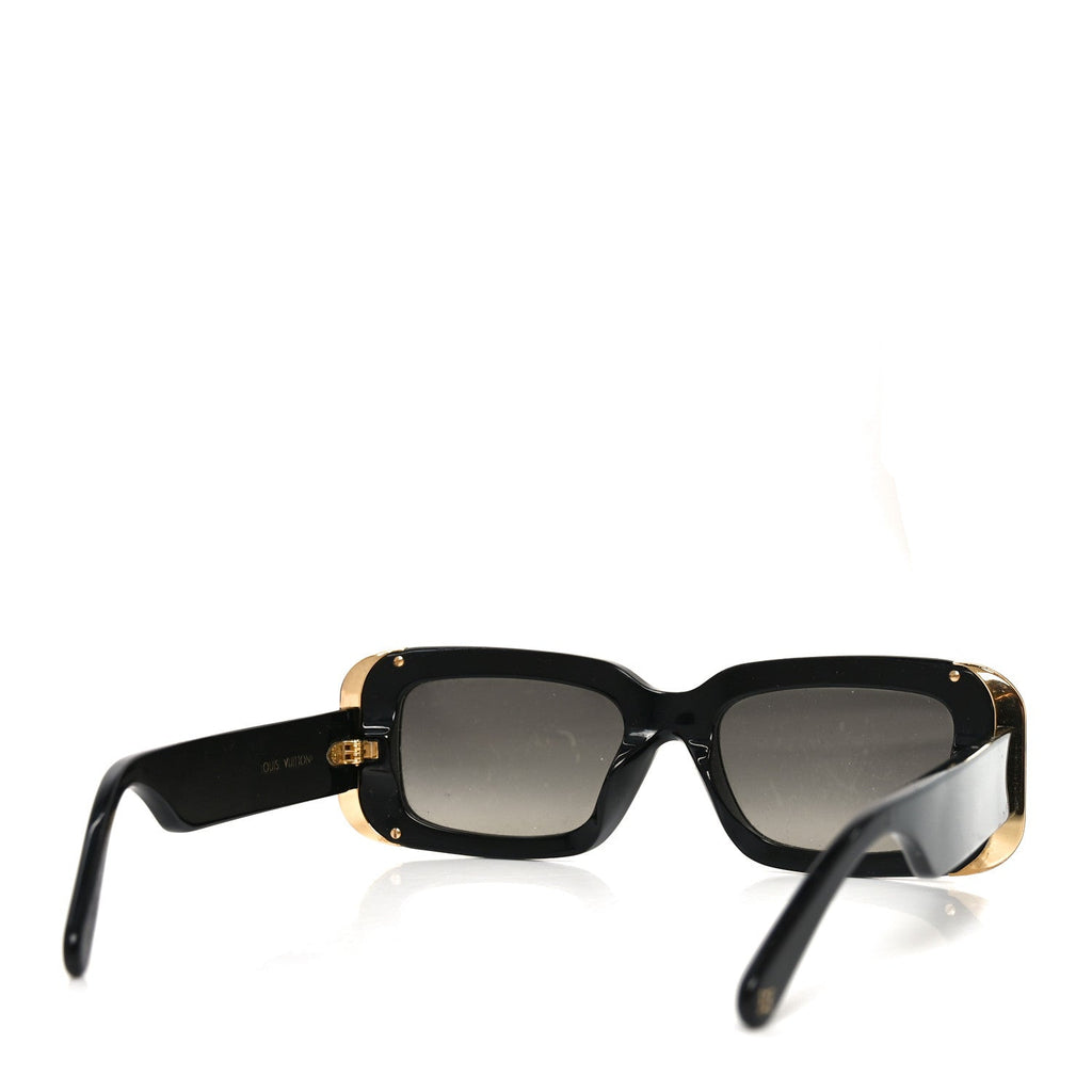 Louis Vuitton Square Sunglasses — Black Z1653E