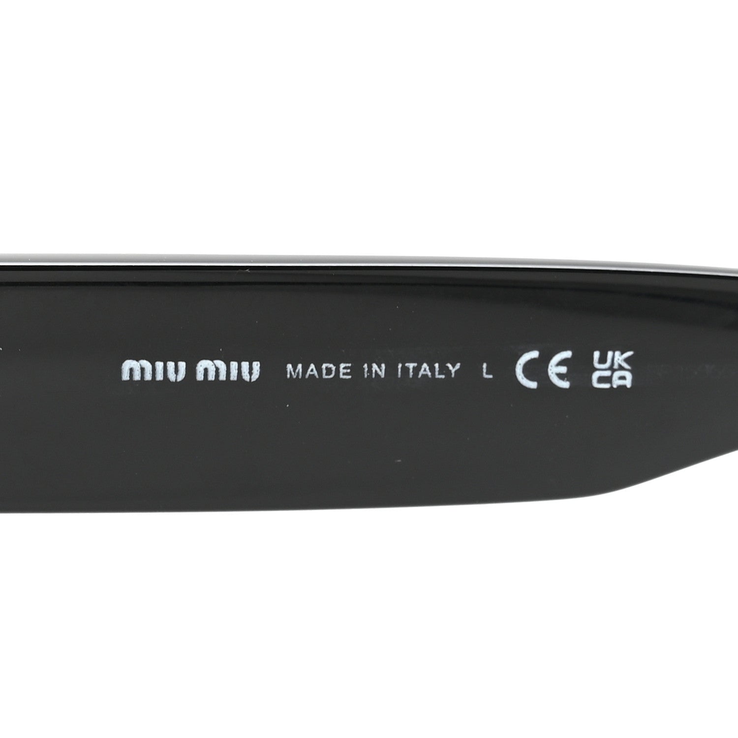Miu Miu Square Sunglasses — Black SMU01Y