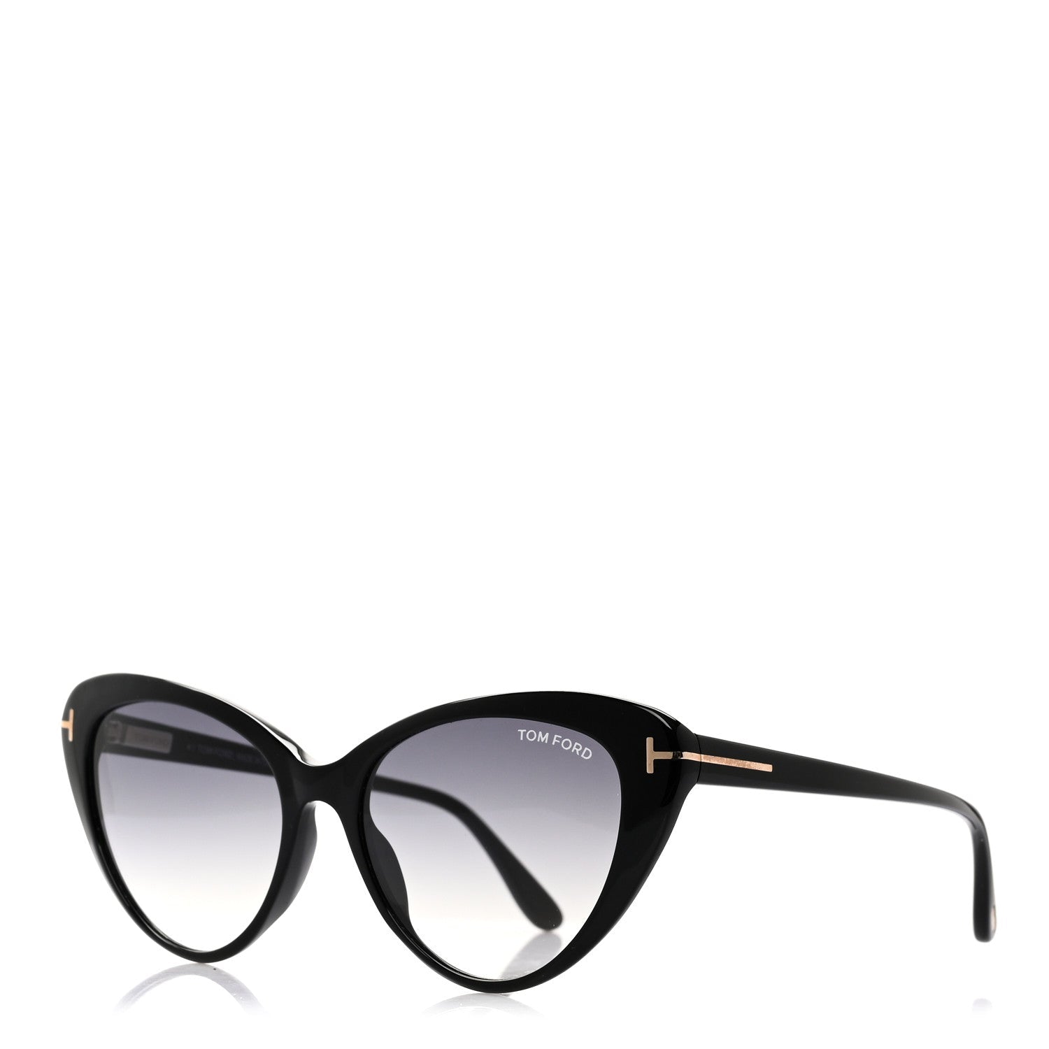 Tom Ford Cat-Eye Sunglasses — Black TF869