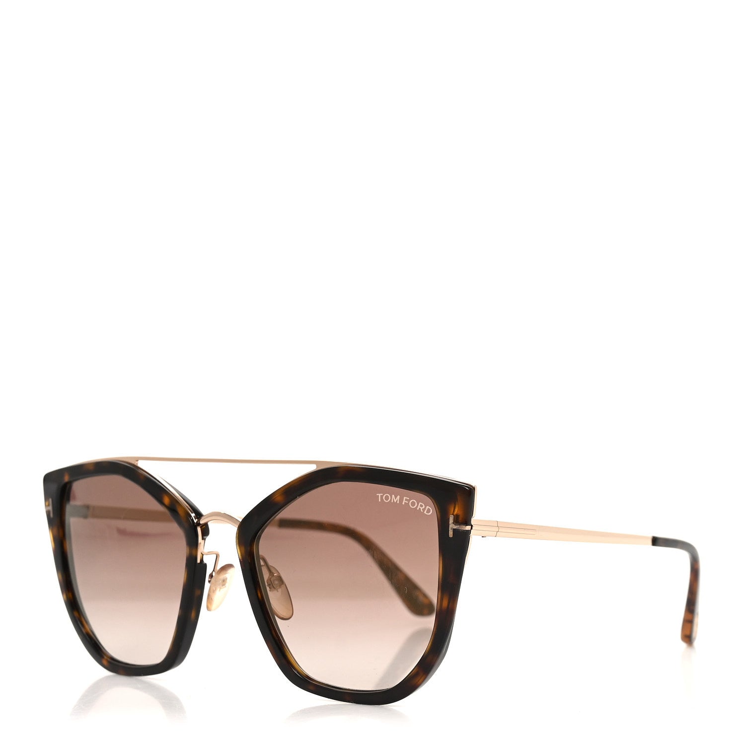 Tom Ford Square Sunglasses — Tortoise TF648