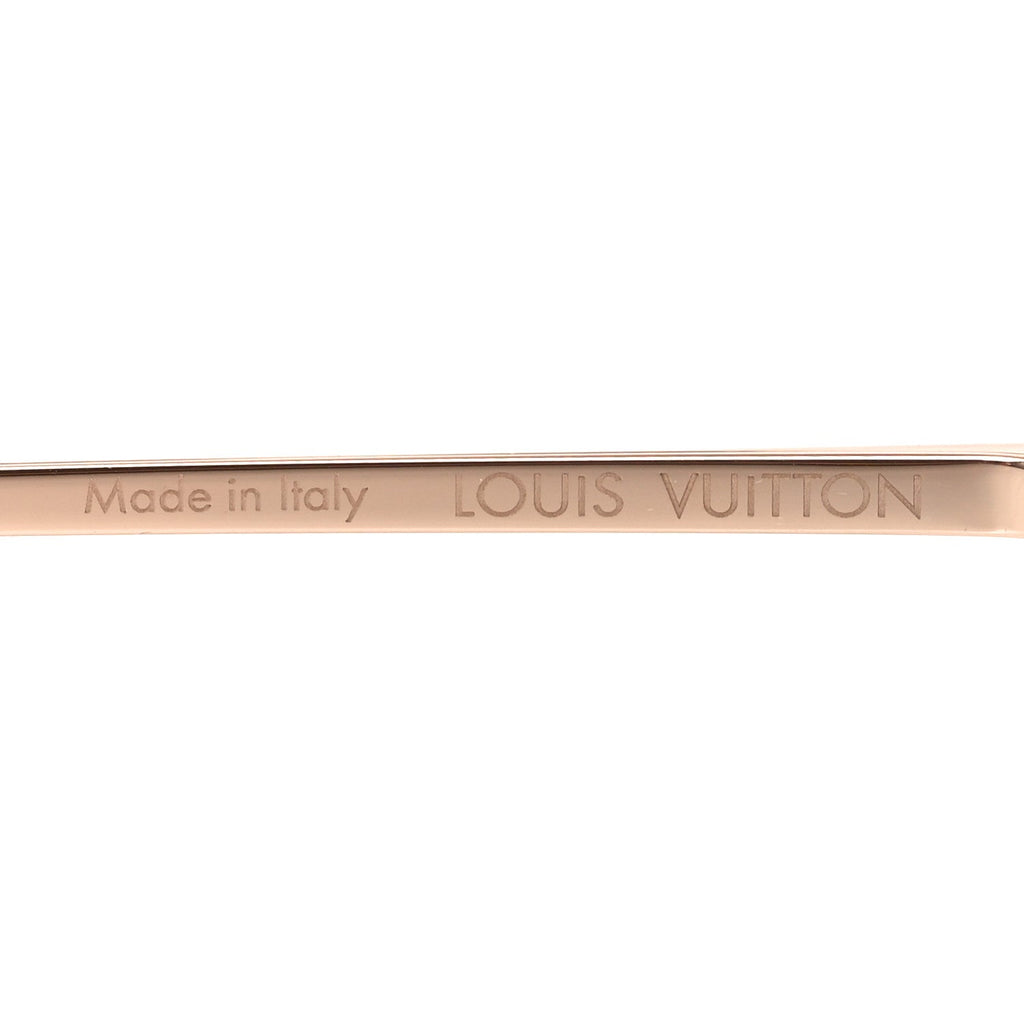Louis Vuitton Aviator Sunglasses — Silver Z0858U