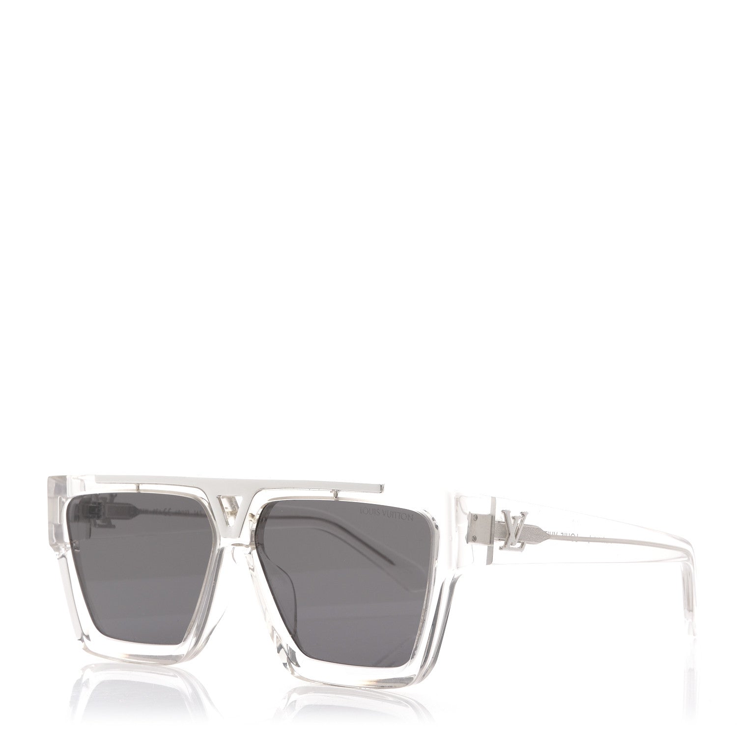 Louis Vuitton Square Sunglasses — Transparent Z1681W