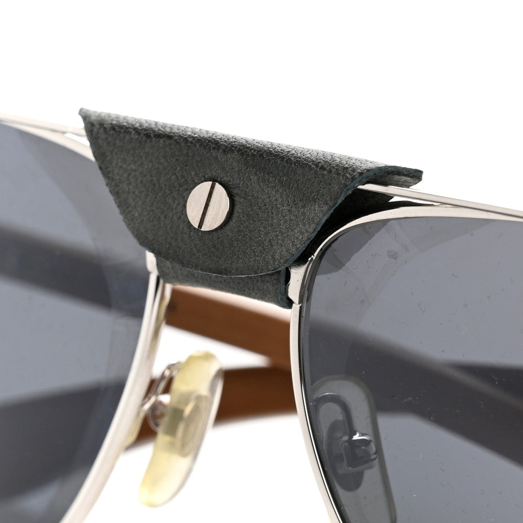 Cartier Aviator Sunglasses — Silver