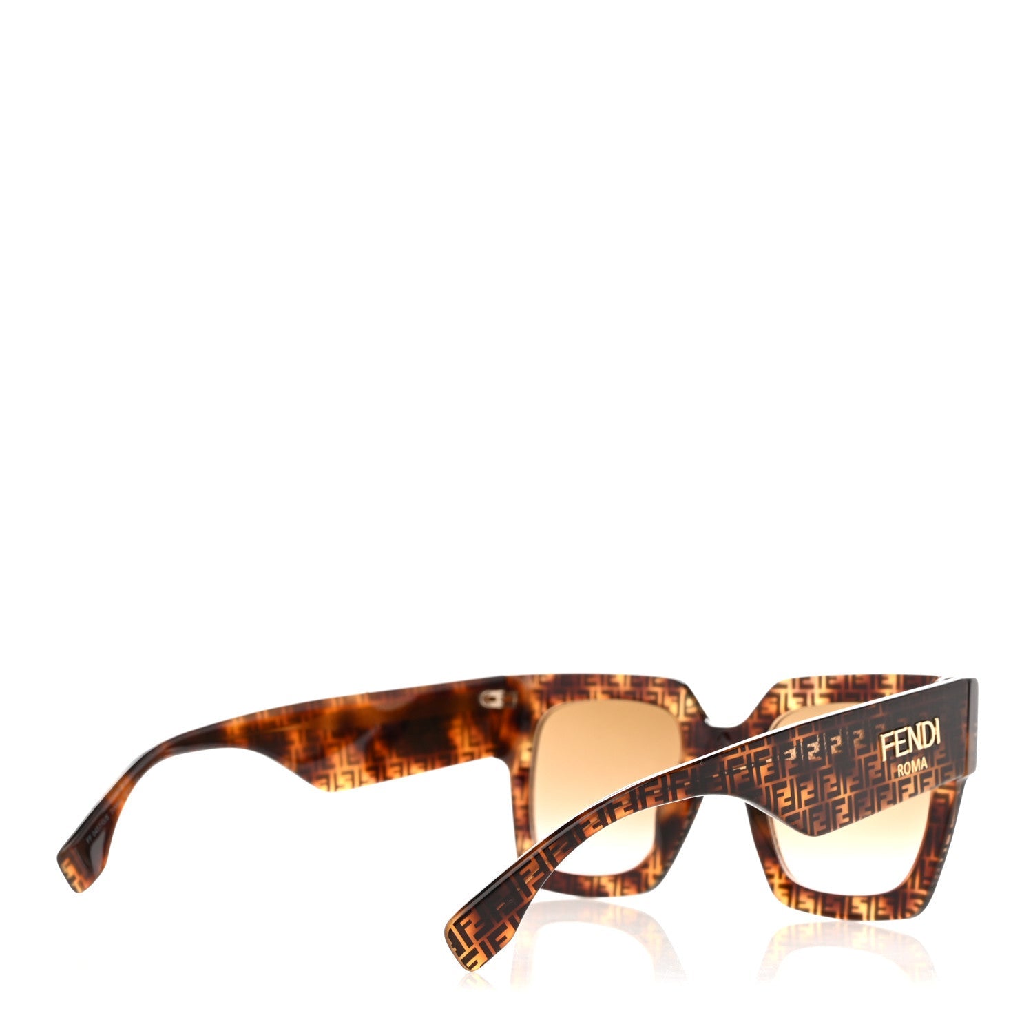 Fendi Square Sunglasses — Tortoise