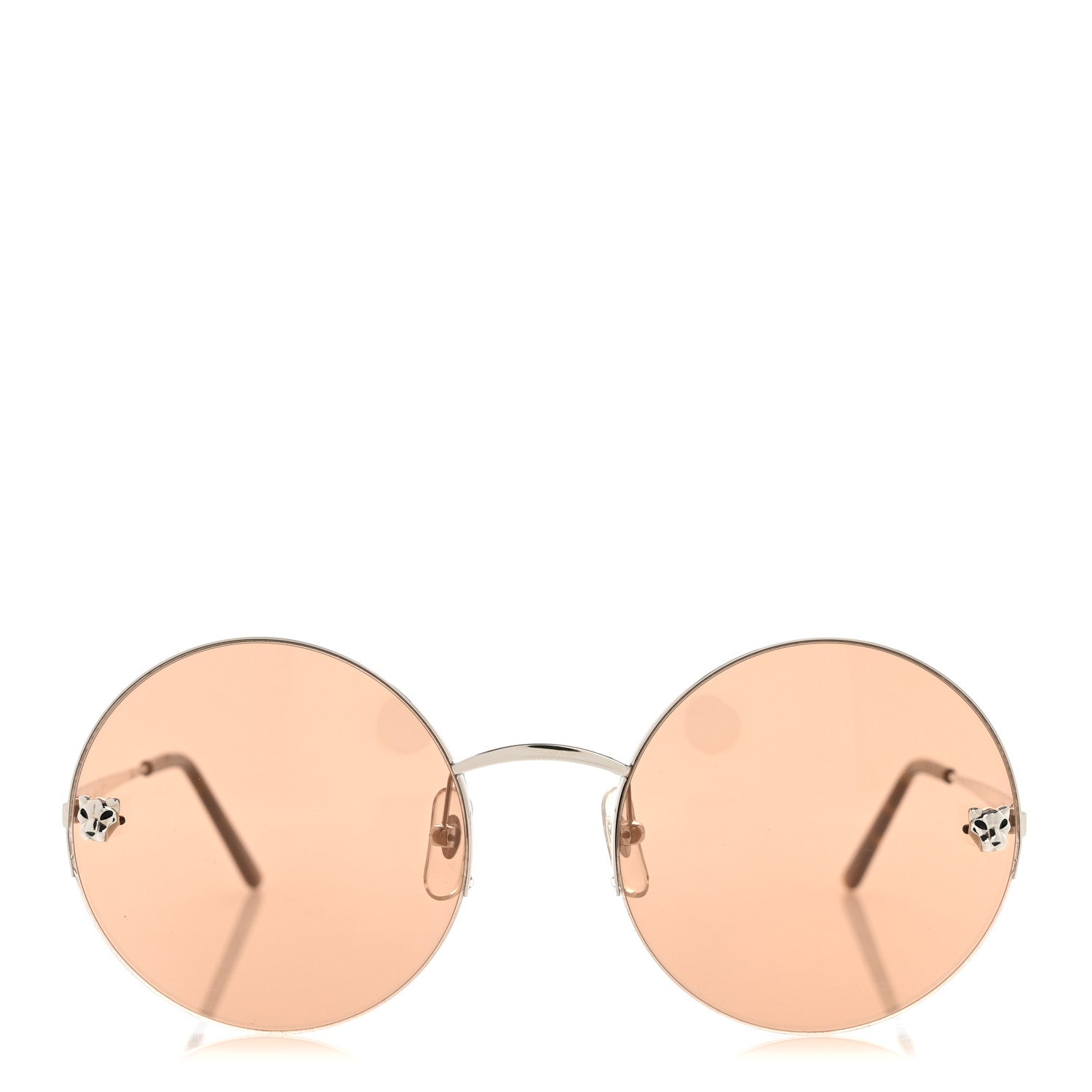 Cartier Round Sunglasses — Silver