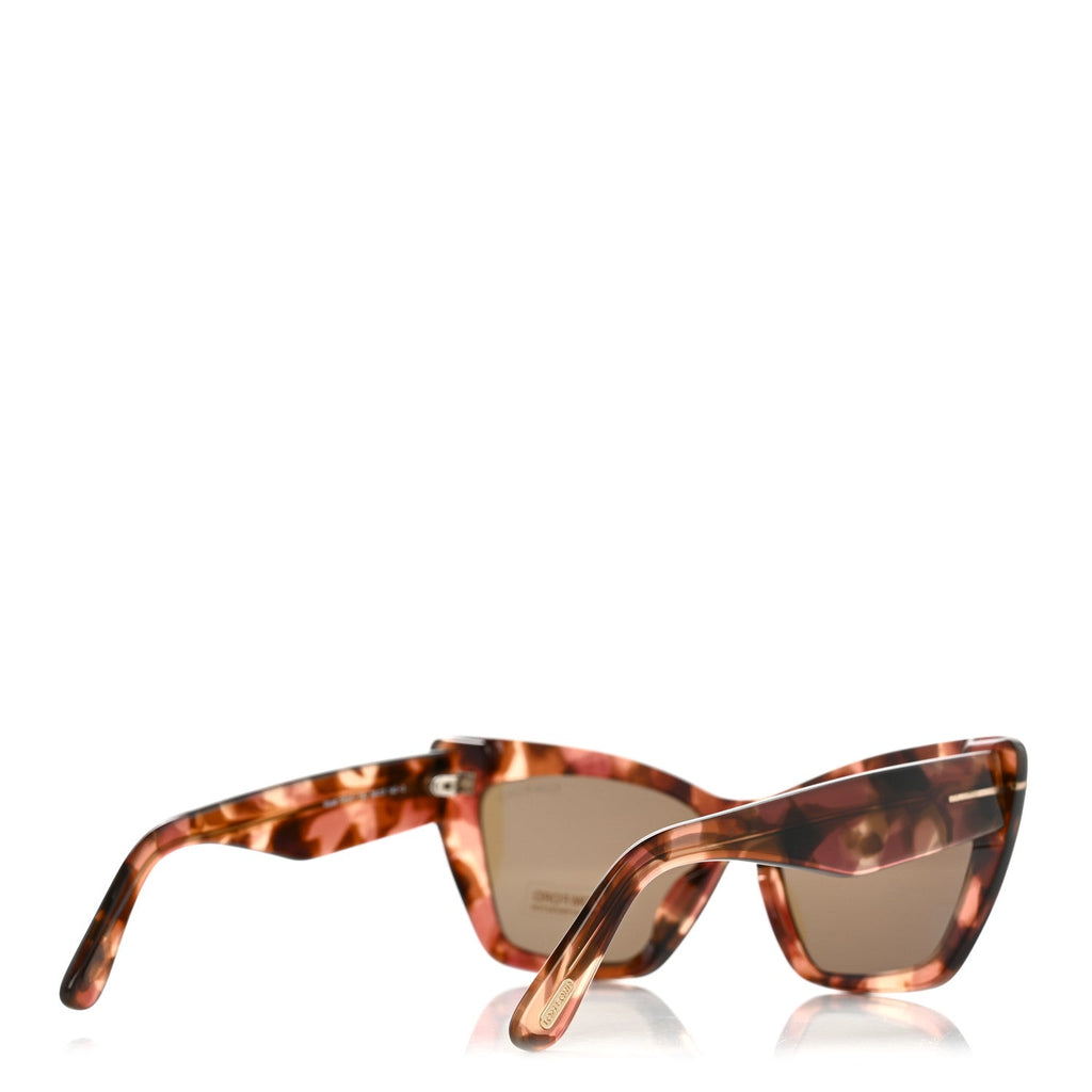 Tom Ford Cat-Eye Sunglasses — Havana TF871