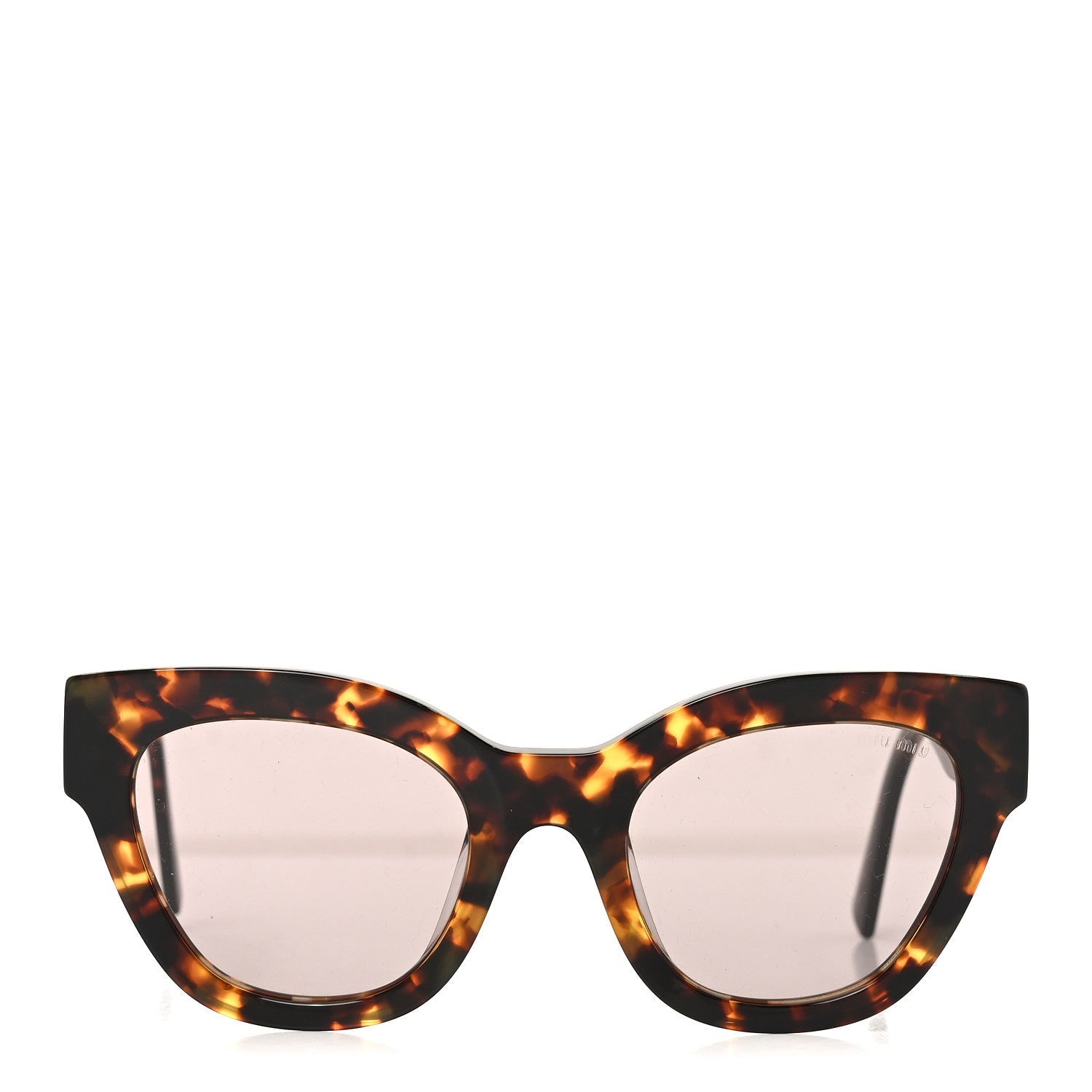 Miu Miu Cat-Eye Sunglasses — Tortoise SMU 01Y