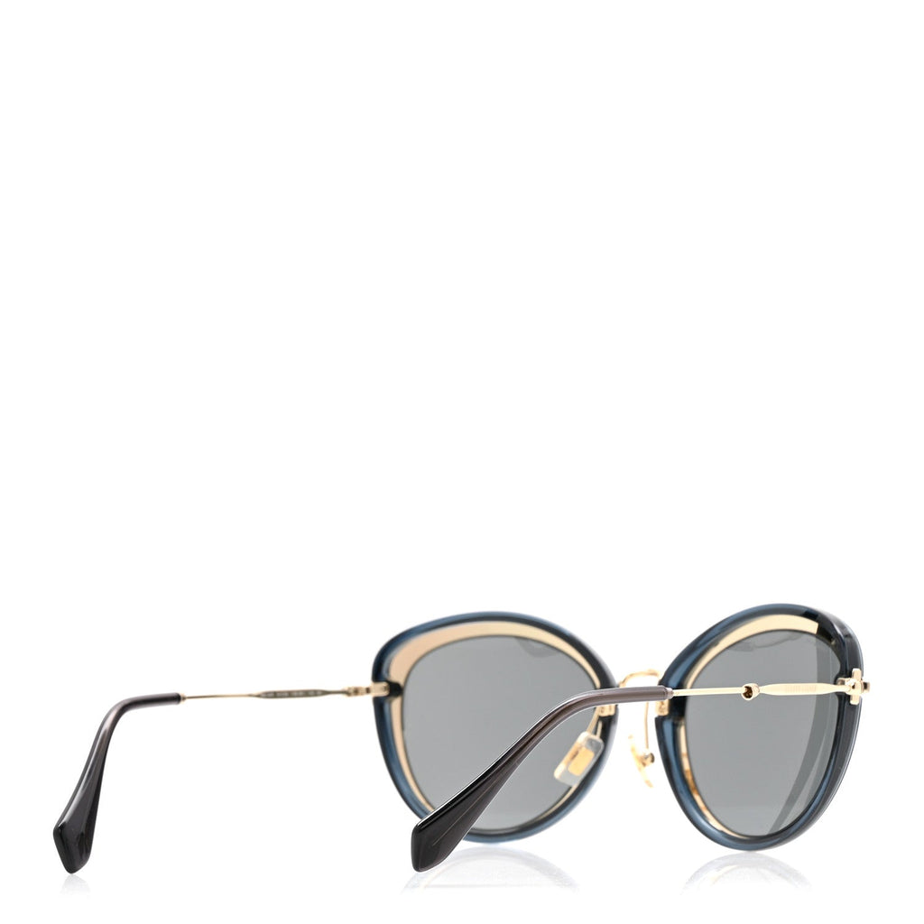 Miu Miu Round Sunglasses — Gold SMU 50R
