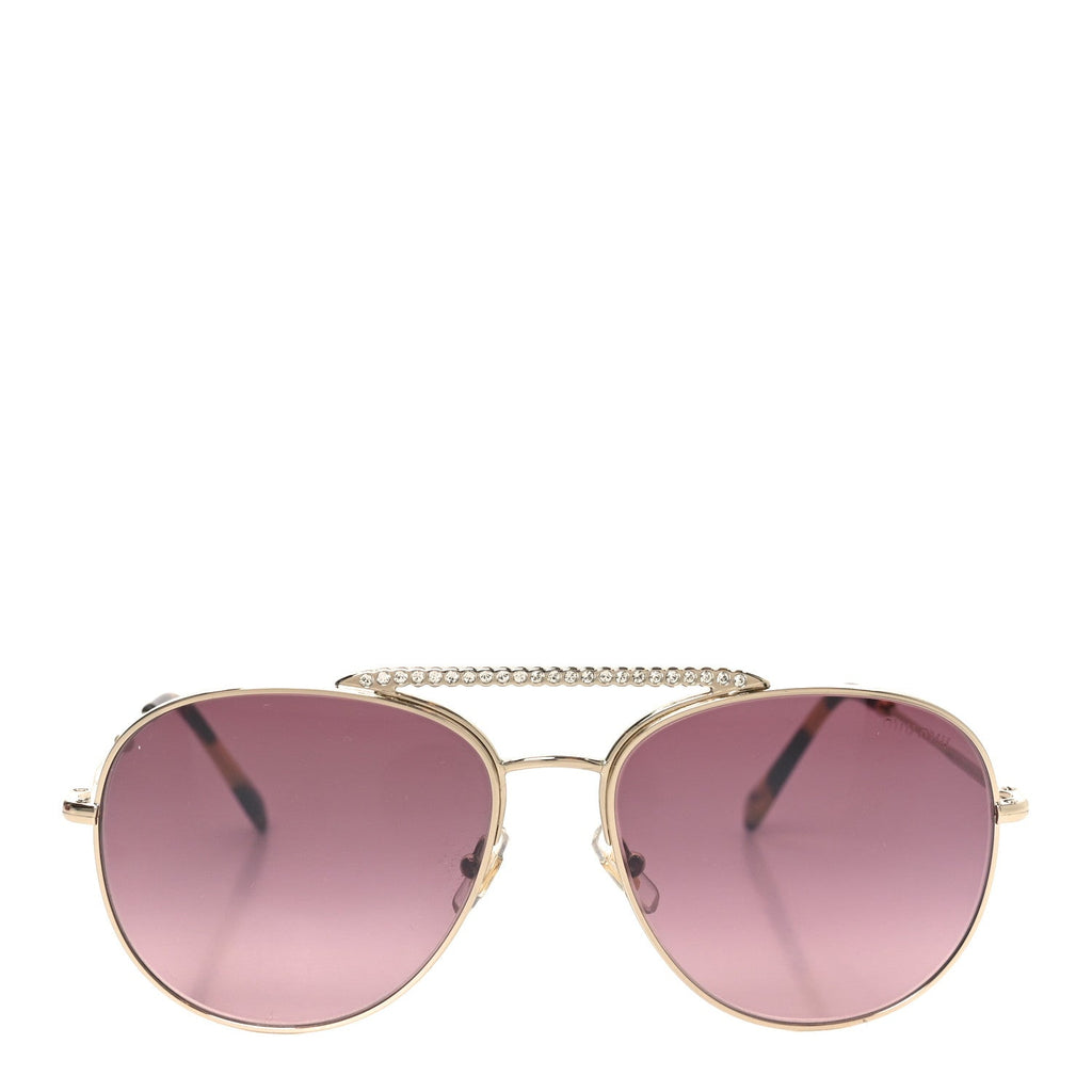 Miu Miu Aviator Sunglasses — Crystal SMU53V