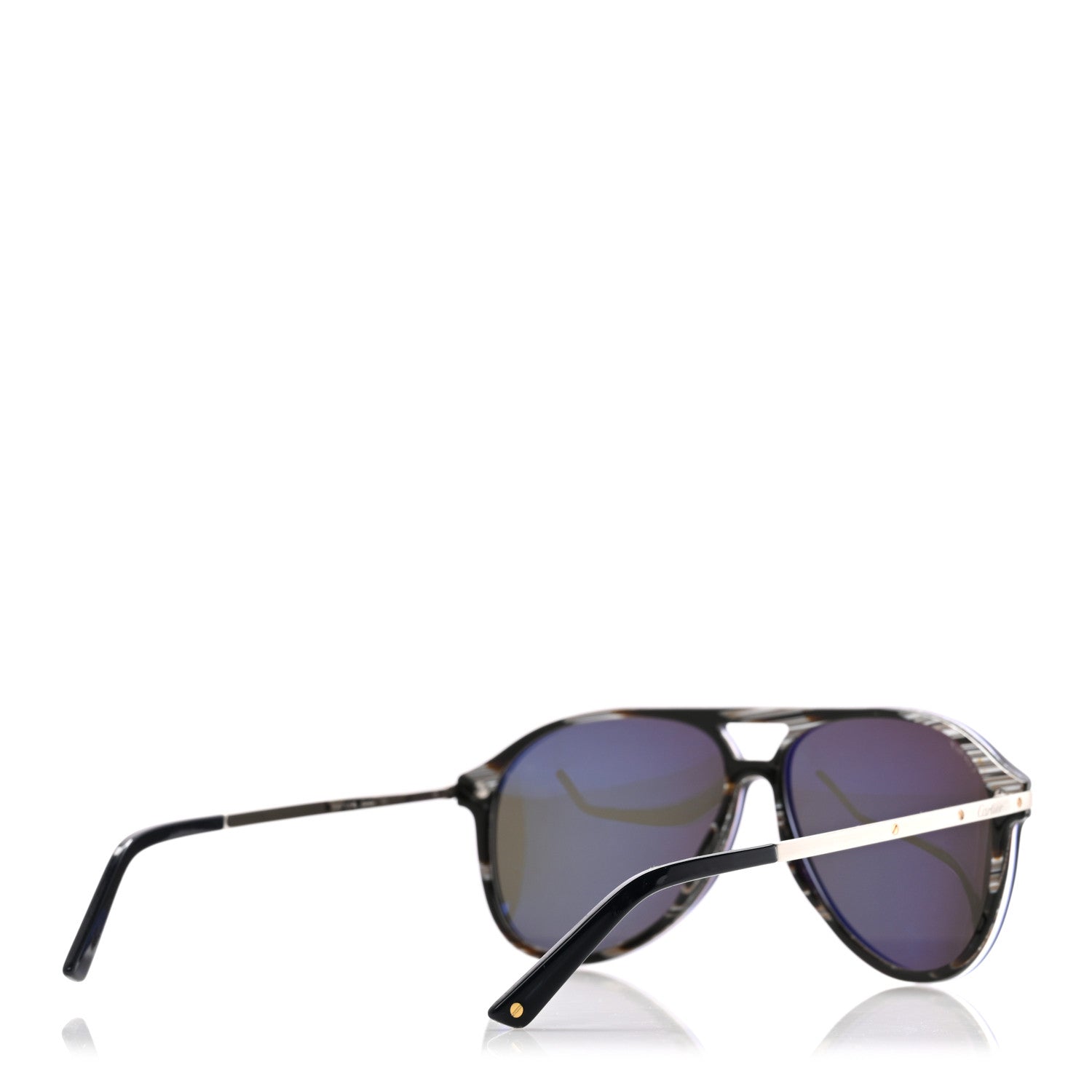 Cartier Aviator Sunglasses — Black