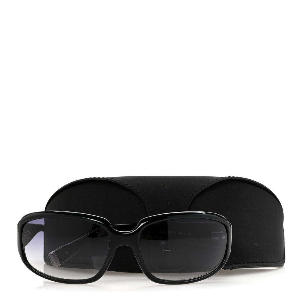 Oliver Peoples Square Sunglasses — Black